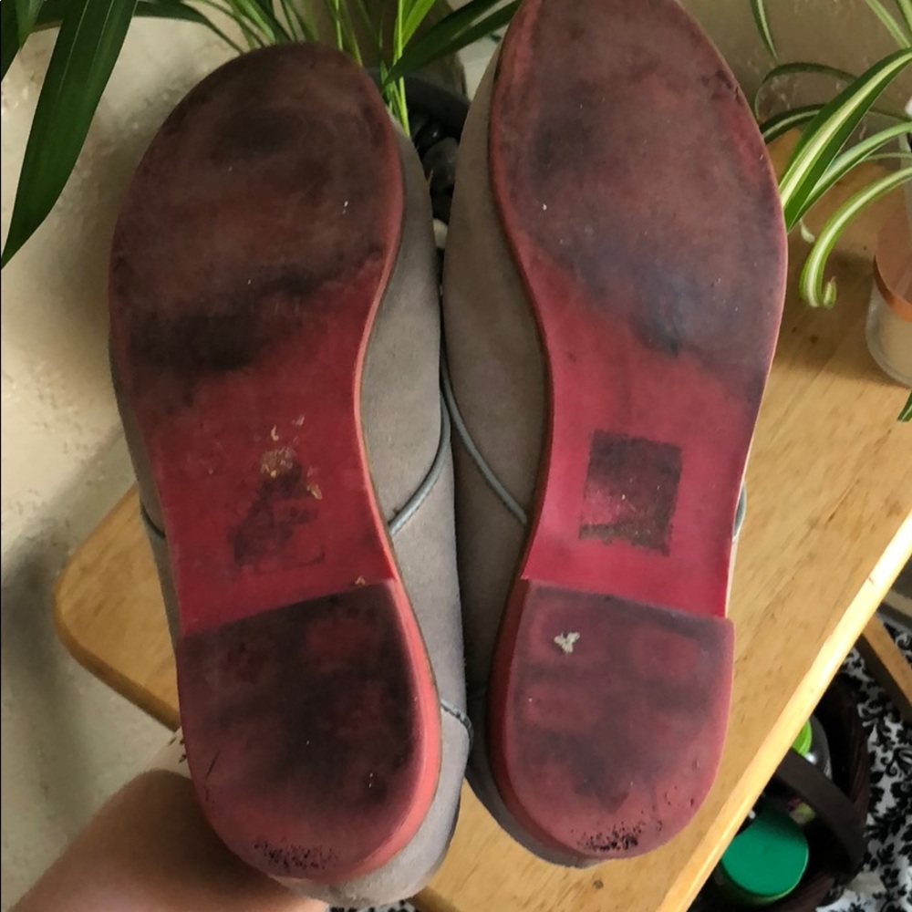 🏖Pre owned used DV Nordstrom nude suede flats - Picture 7 of 8